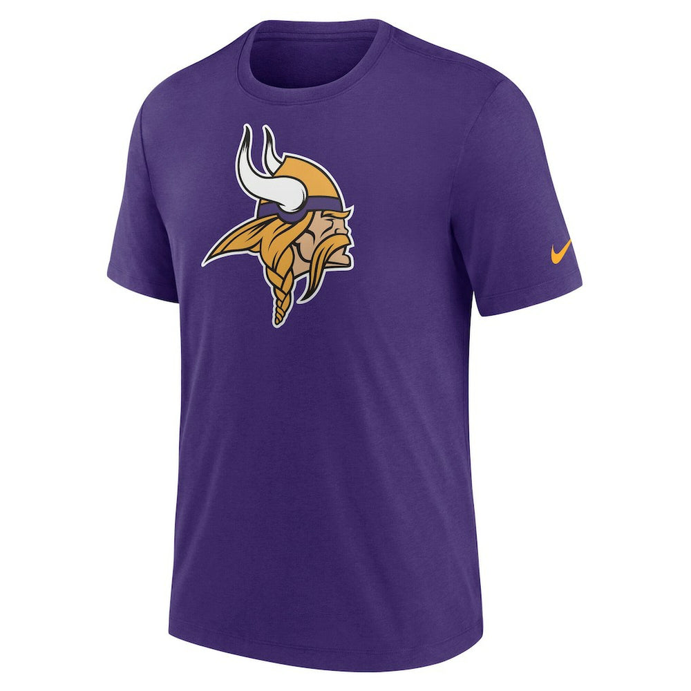 Minnesota Vikings Rewind Logo Tri-Blend T-Shirt - Purple - Nike