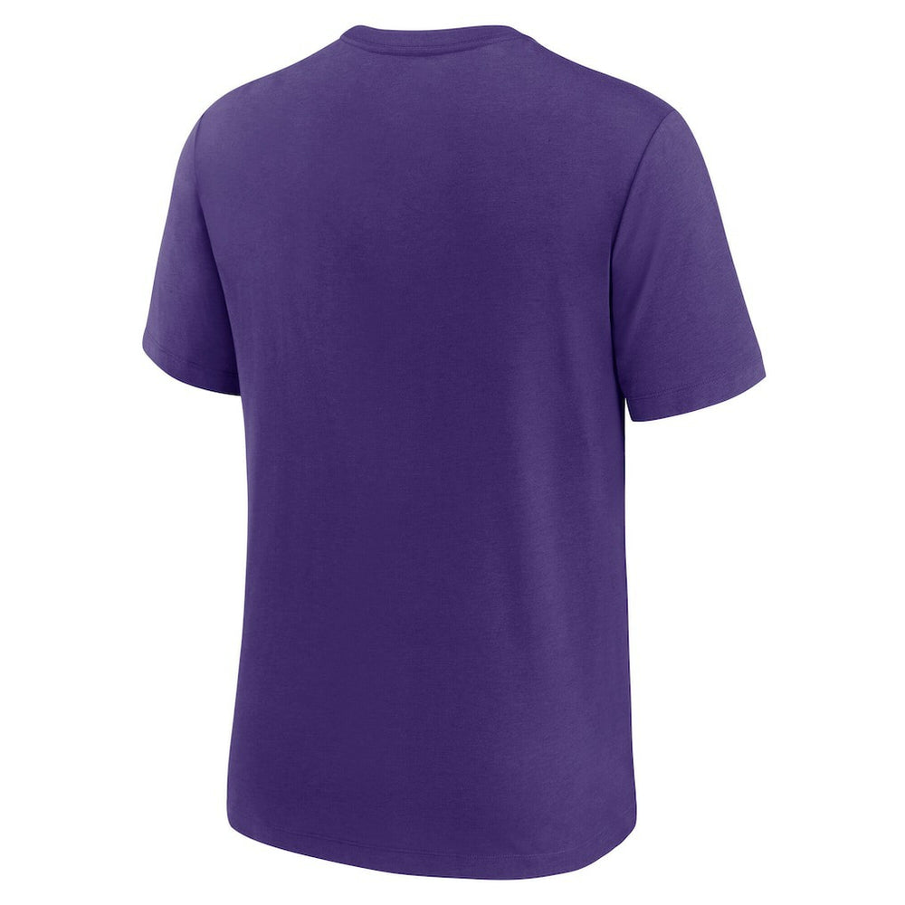 Minnesota Vikings Rewind Logo Tri-Blend T-Shirt - Purple - Nike