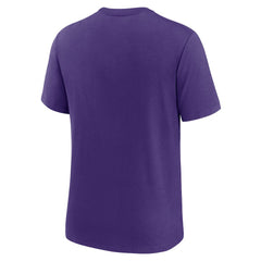 Minnesota Vikings Rewind Logo Tri-Blend T-Shirt - Purple - Nike