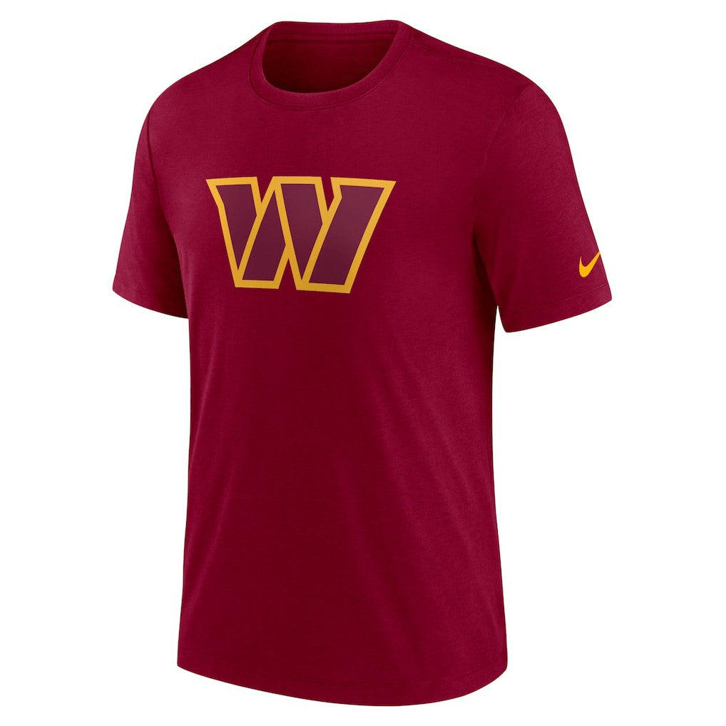 Washington Commanders Rewind Logo Tri-Blend T-Shirt - Burgundy - Nike