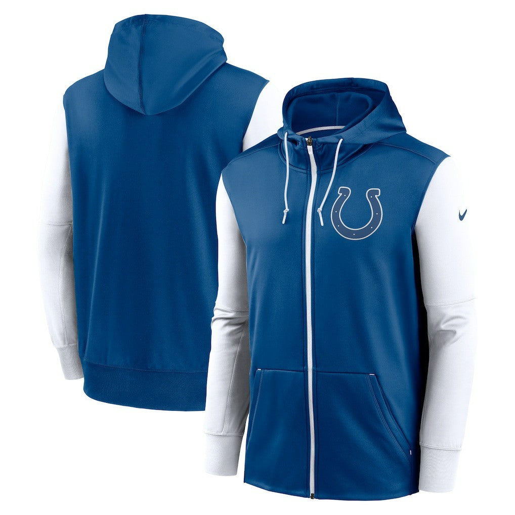 Indianapolis Colts Performance Full-Zip Hoodie - Royal - Nike
