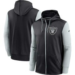 Las Vegas Raiders Performance Full-Zip Hoodie - Black - Nike