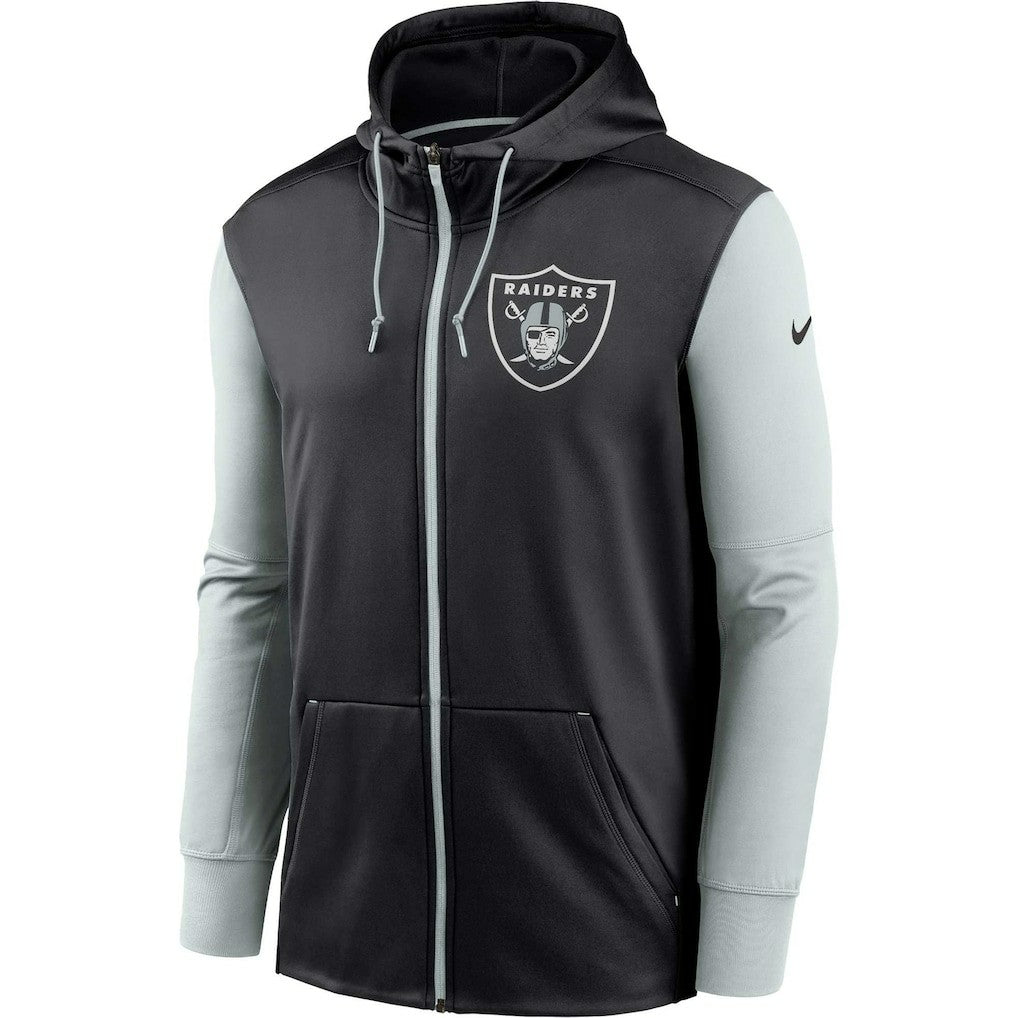 Las Vegas Raiders Performance Full-Zip Hoodie - Black - Nike
