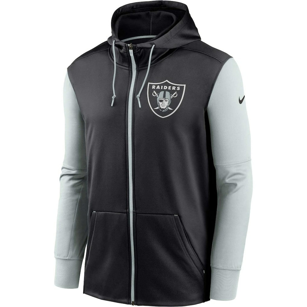 Las Vegas Raiders Performance Full-Zip Hoodie - Black - Nike