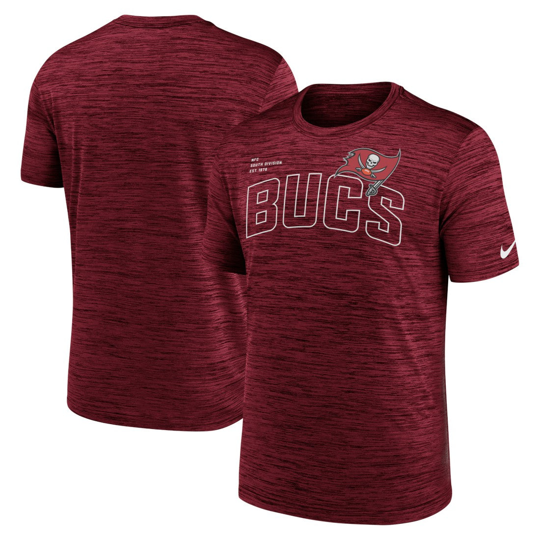 Tampa Bay Buccaneers Velocity Arch Performance T-Shirt - Red - Nike