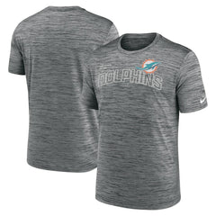Miami Dolphins Velocity Arch Performance T-Shirt - Anthracite - Nike