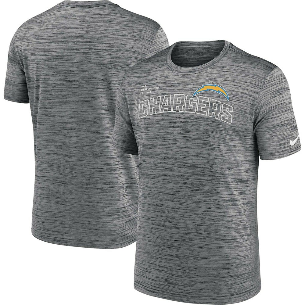 Los Angeles Chargers Velocity Arch Performance T-Shirt - Anthracite - Nike