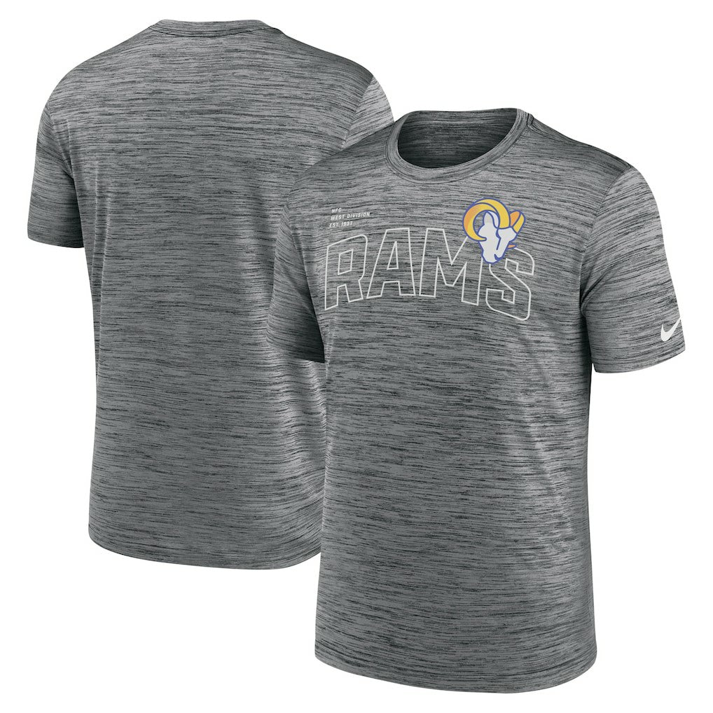 Los Angeles Rams Velocity Arch Performance T-Shirt - Anthracite - Nike