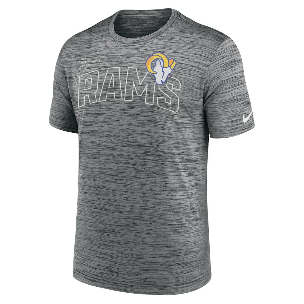 Los Angeles Rams Velocity Arch Performance T-Shirt - Anthracite - Nike