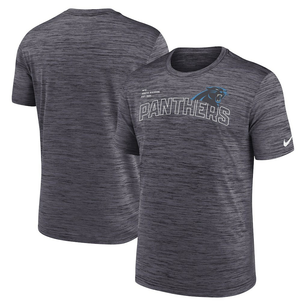 Carolina Panthers Velocity Arch Performance T-Shirt - Black - Nike