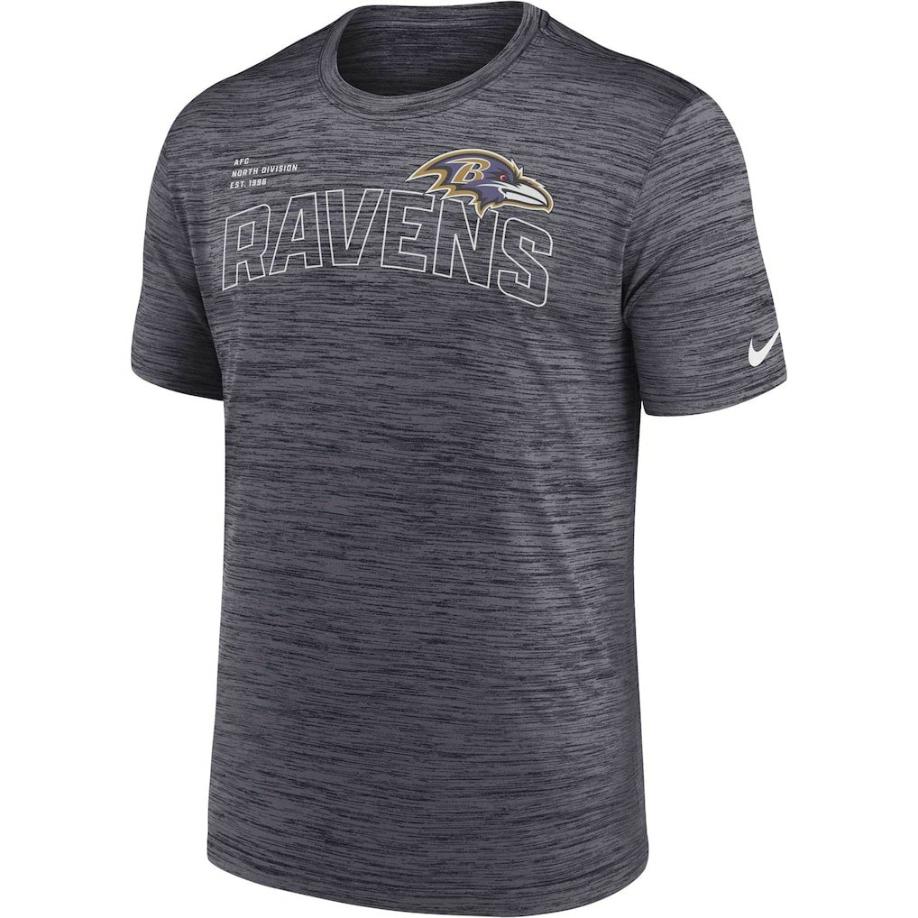Baltimore Ravens Velocity Arch Performance T-Shirt - Black - Nike