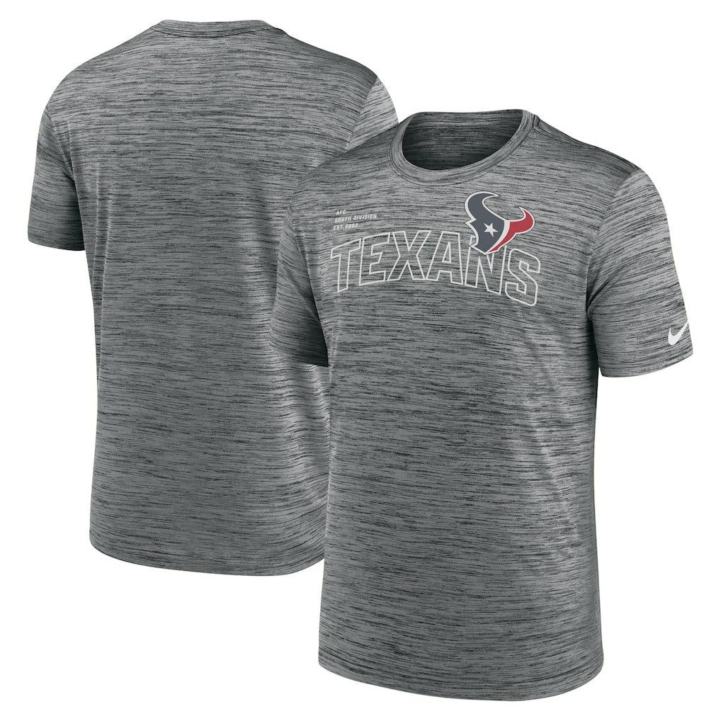 Houston Texans Velocity Arch Performance T-Shirt - Anthracite - Nike