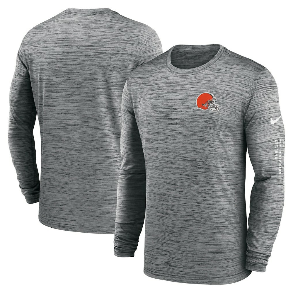 Cleveland Browns Velocity Long Sleeve T-Shirt - Anthracite - Nike
