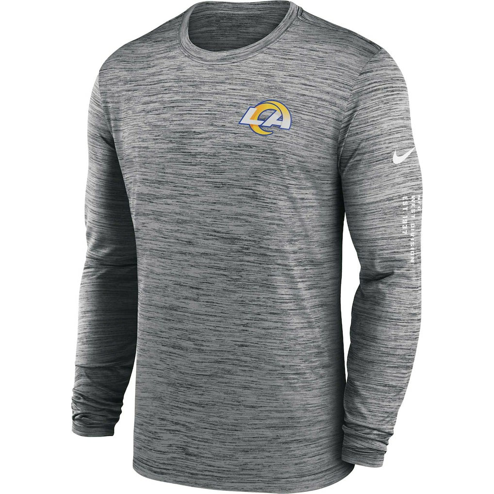 Los Angeles Rams Velocity Long Sleeve T-Shirt - Anthracite - Nike