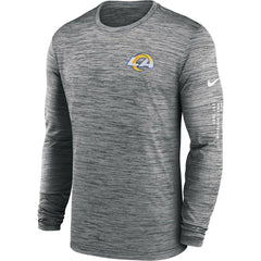 Los Angeles Rams Velocity Long Sleeve T-Shirt - Anthracite - Nike