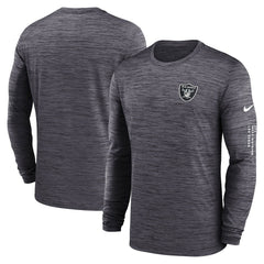 Las Vegas Raiders Velocity Long Sleeve T-Shirt - Black - Nike