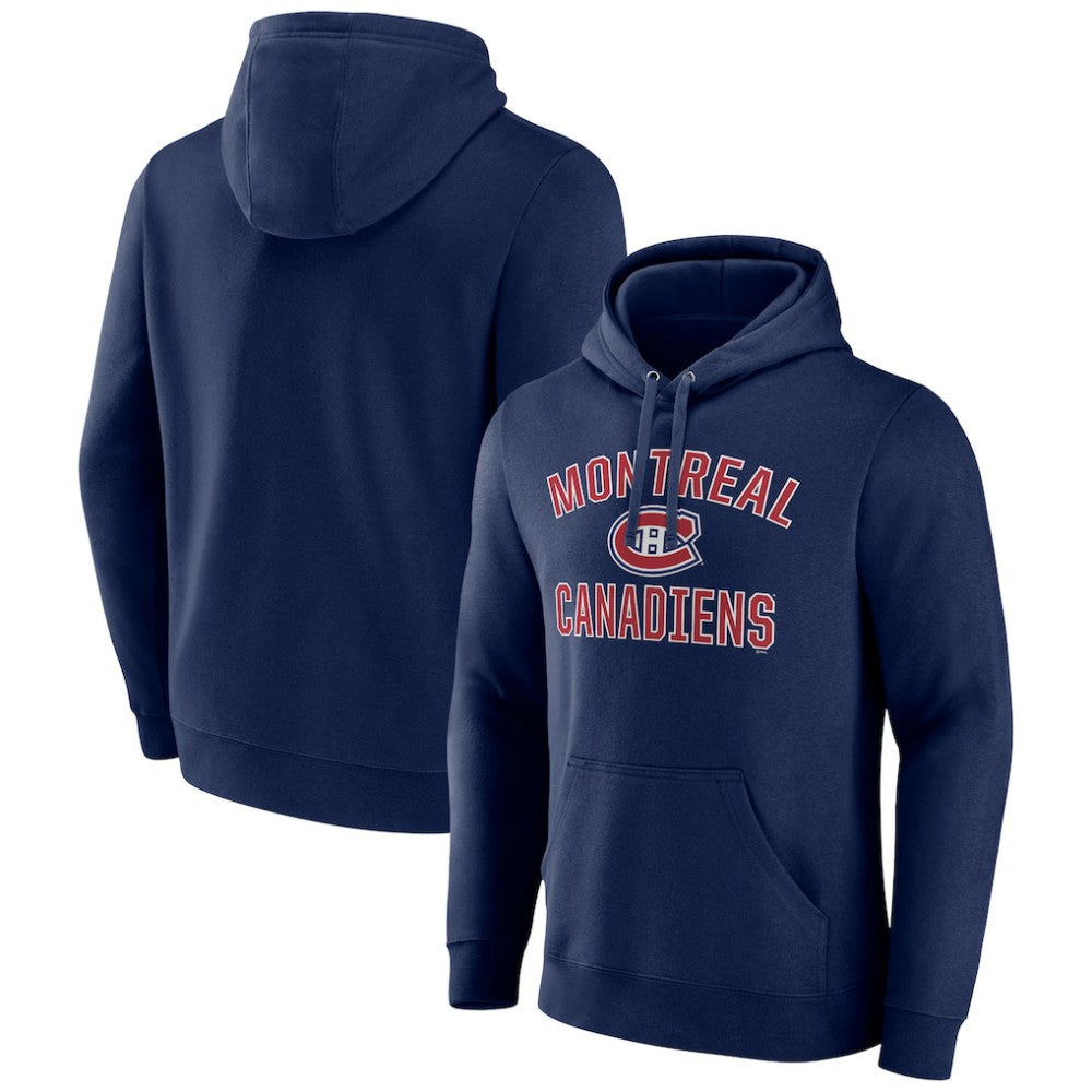 Montreal Canadiens Victory Arch Pullover Hoodie - Navy | NHL Clearance