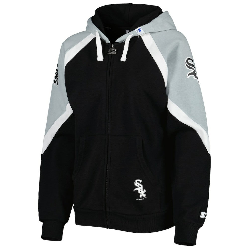 Chicago White Sox Starter Women's Hail Mary Full-Zip Hoodie Discount