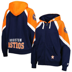 Houston Astros Starter Women's Hail Mary Full-Zip Hoodie Discount