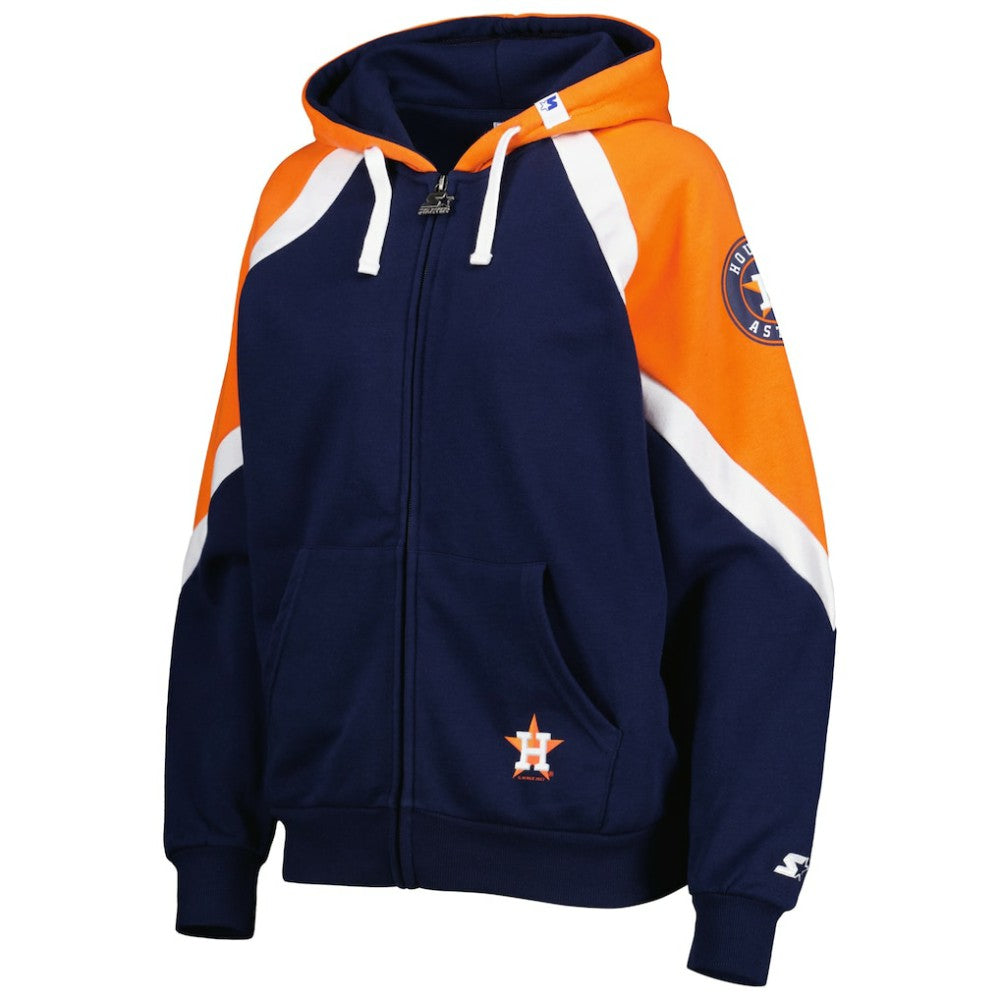 Houston Astros Starter Women's Hail Mary Full-Zip Hoodie Discount