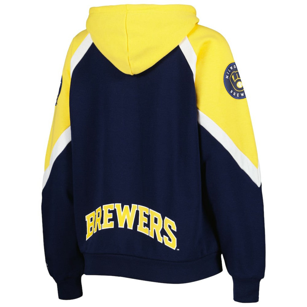Milwaukee Brewers Starter Women's Hail Mary Full-Zip Hoodie Discount