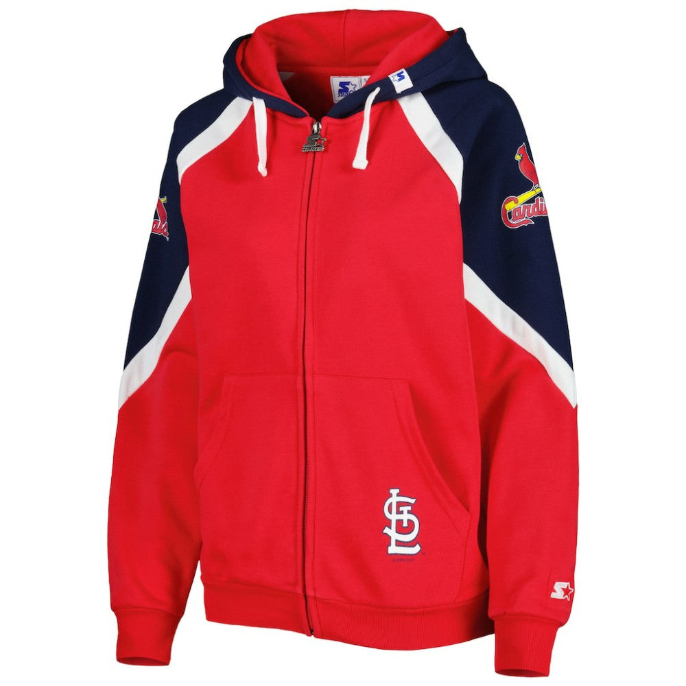St. Louis Cardinals Starter Women's Hail Mary Full-Zip Hoodie Sale