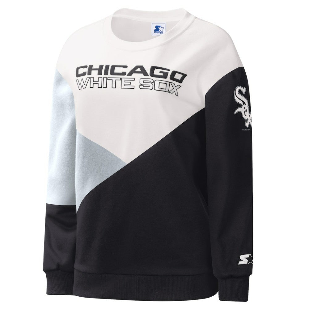 Chicago White Sox Starter Women's Shutout Pullover Sweatshirt Outlet