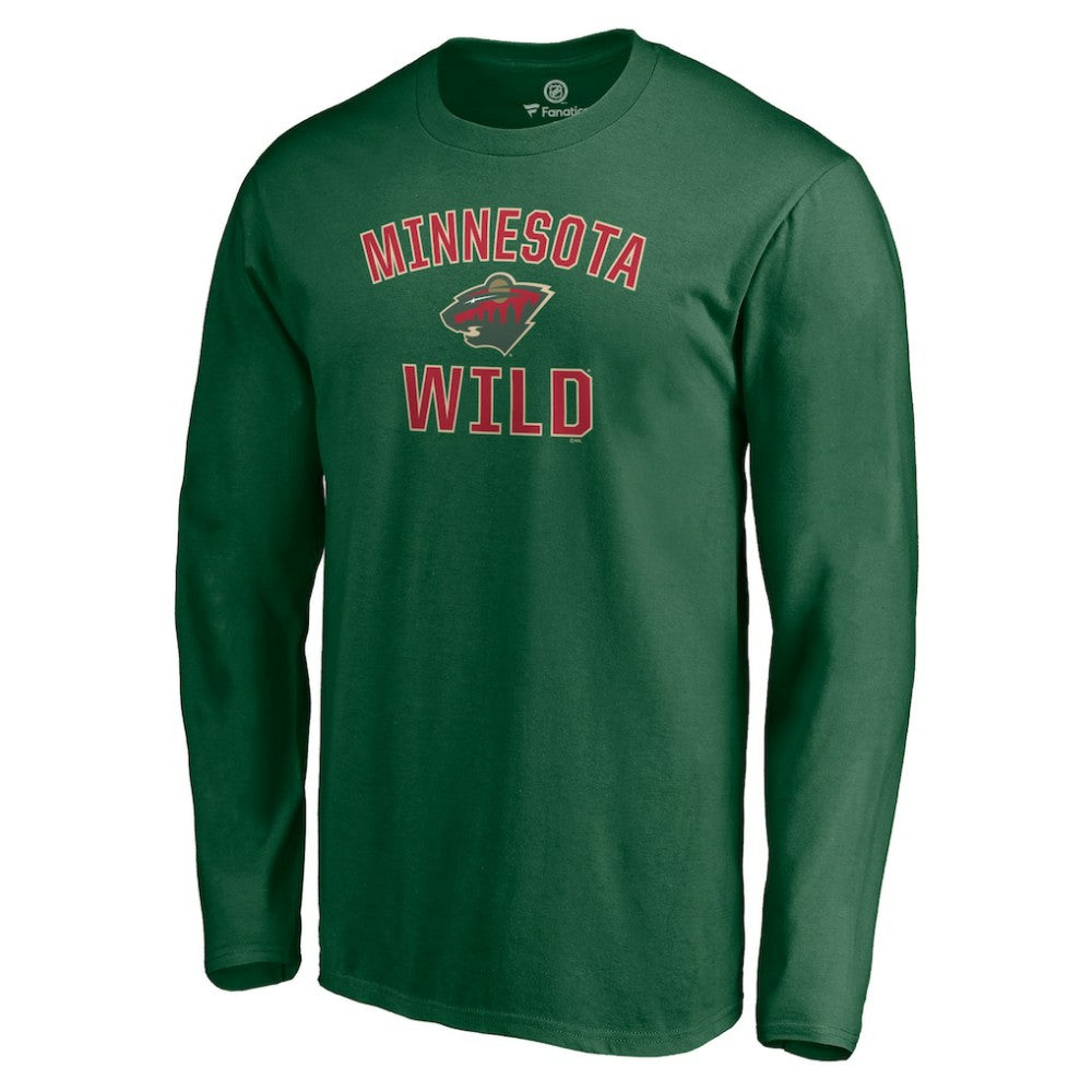 Minnesota Wild Victory Arch Long Sleeve T-Shirt - Green | NHL Clearance