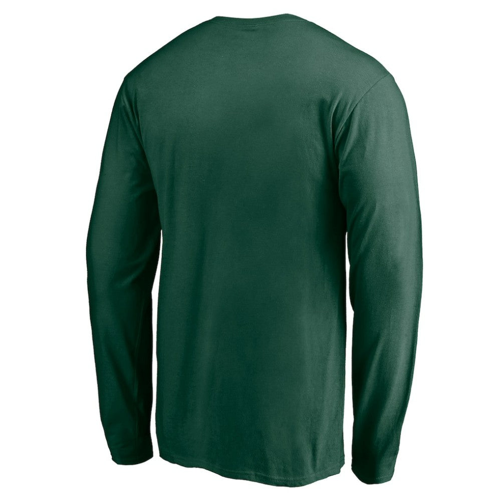 Minnesota Wild Victory Arch Long Sleeve T-Shirt - Green | NHL Clearance