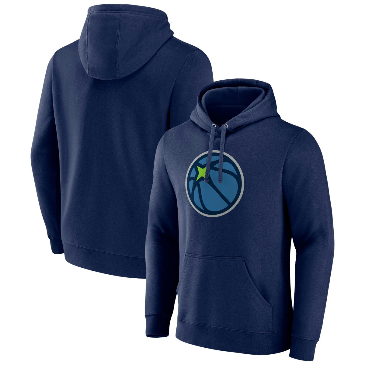 Minnesota Timberwolves Alternate Logo Pullover Hoodie Navy