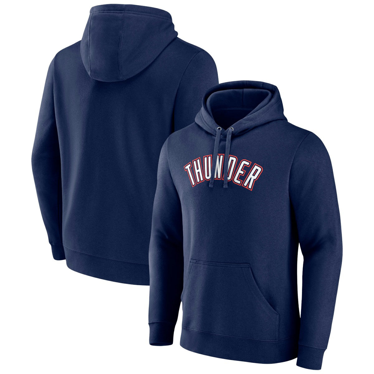 Oklahoma City Thunder Alternate Logo Pullover Hoodie Navy