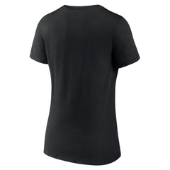 Miami Heat Women's Alternate Logo V-Neck T-Shirt Black