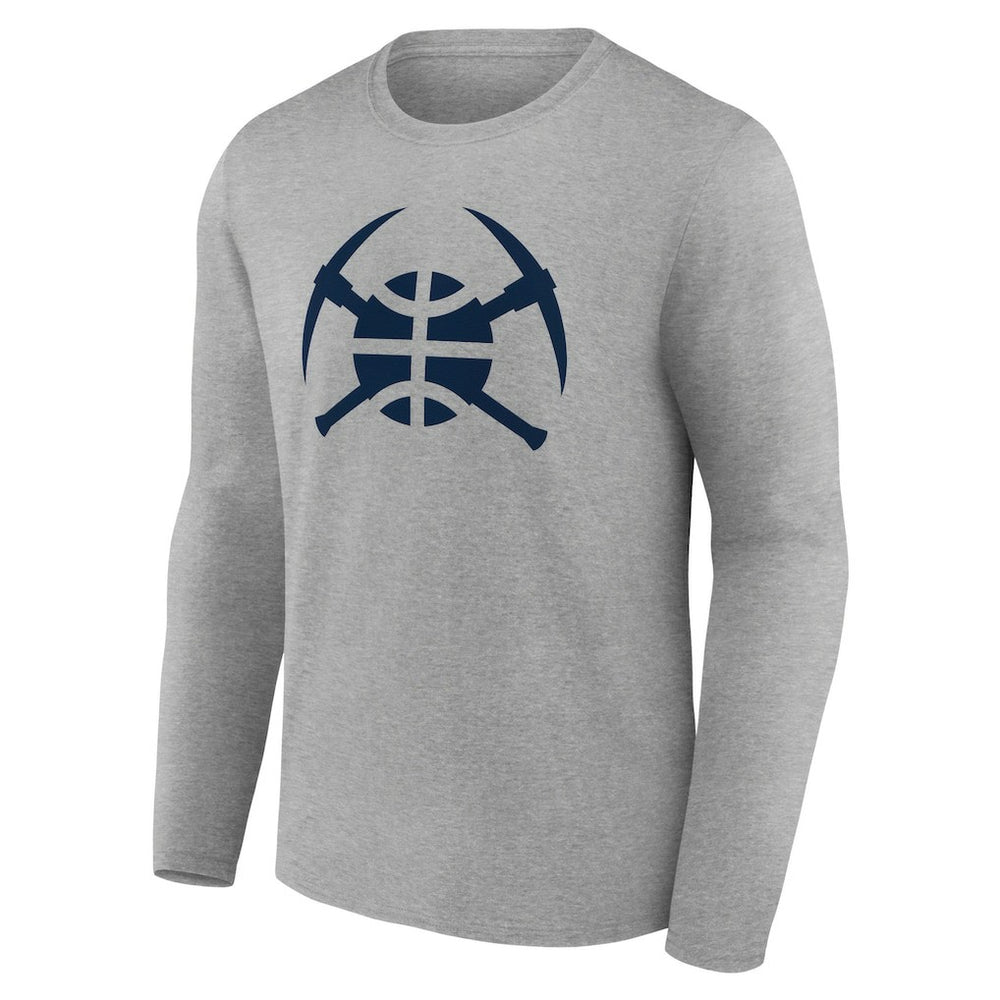 Denver Nuggets Alternate Logo Long Sleeve T-Shirt Gray