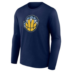 Memphis Grizzlies Alternate Logo Long Sleeve T-Shirt Navy