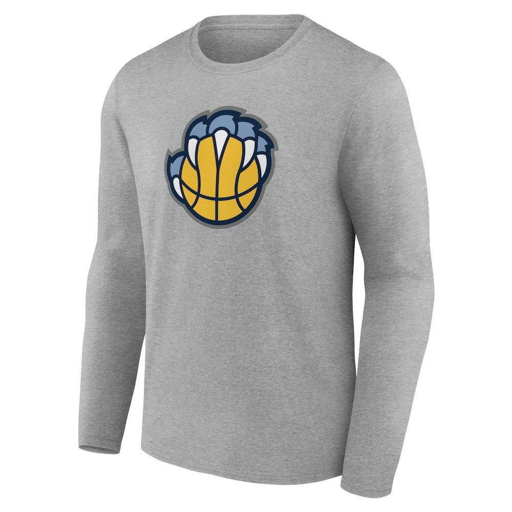 Memphis Grizzlies Alternate Logo Long Sleeve T-Shirt Gray