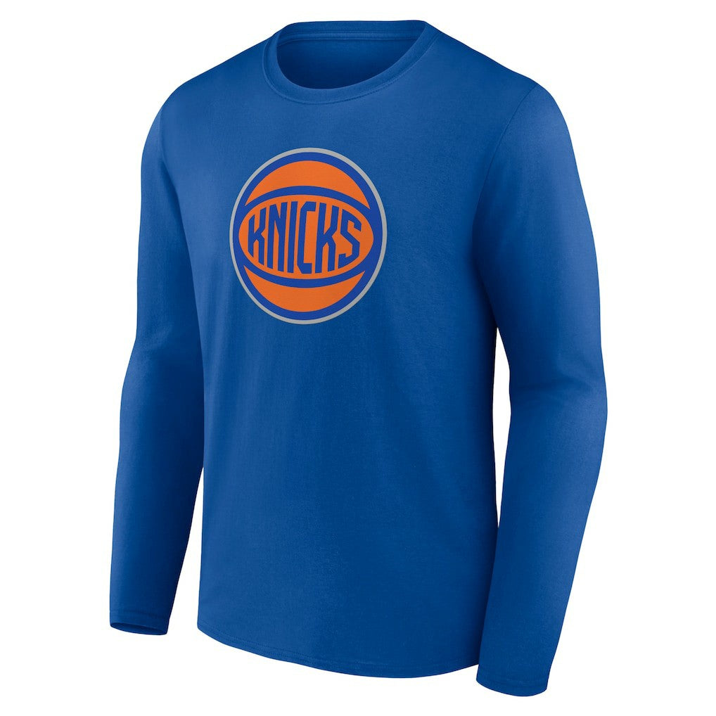 New York Knicks Alternate Logo Long Sleeve T-Shirt Royal