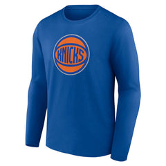 New York Knicks Alternate Logo Long Sleeve T-Shirt Royal
