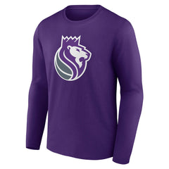 Sacramento Kings Alternate Logo Long Sleeve T-Shirt Purple