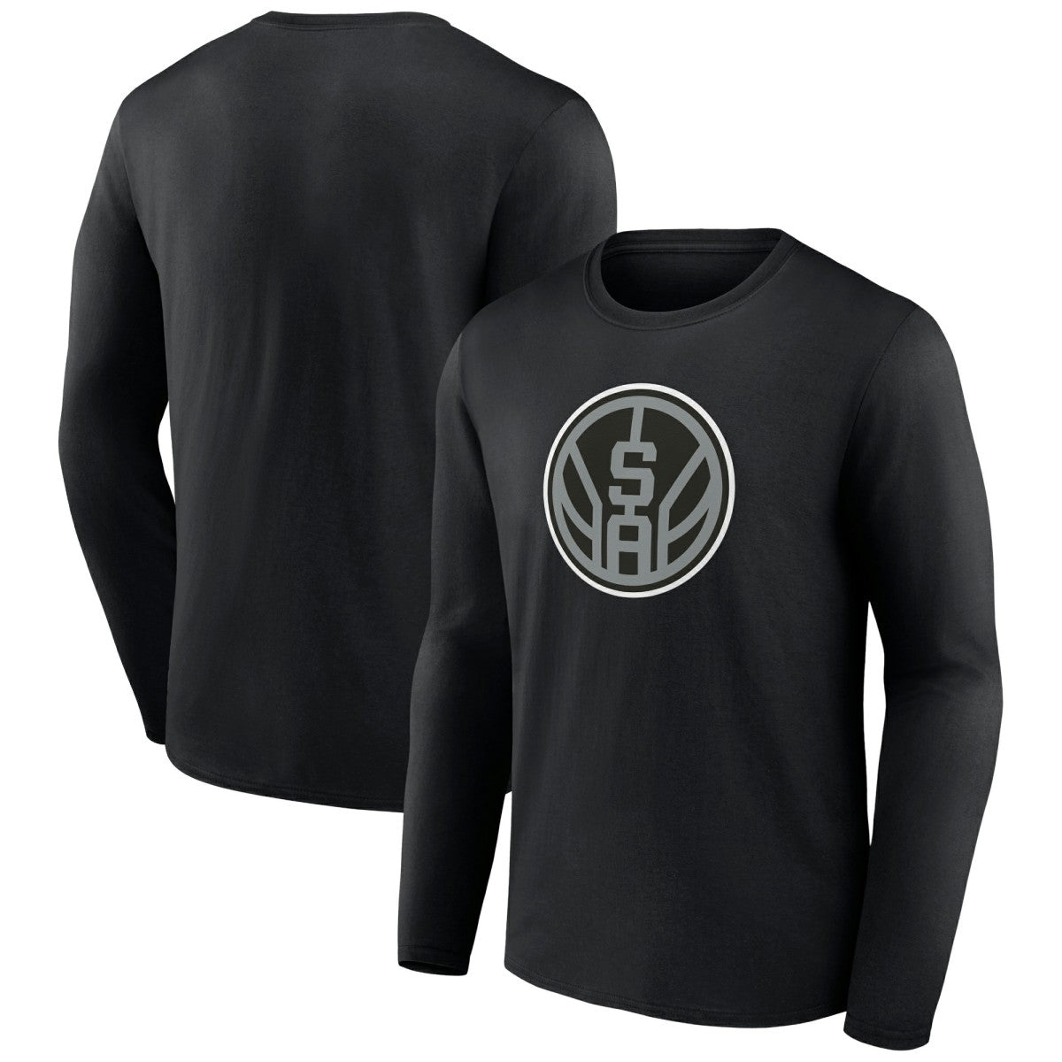 San Antonio Spurs Alternate Logo Long Sleeve T-Shirt Black