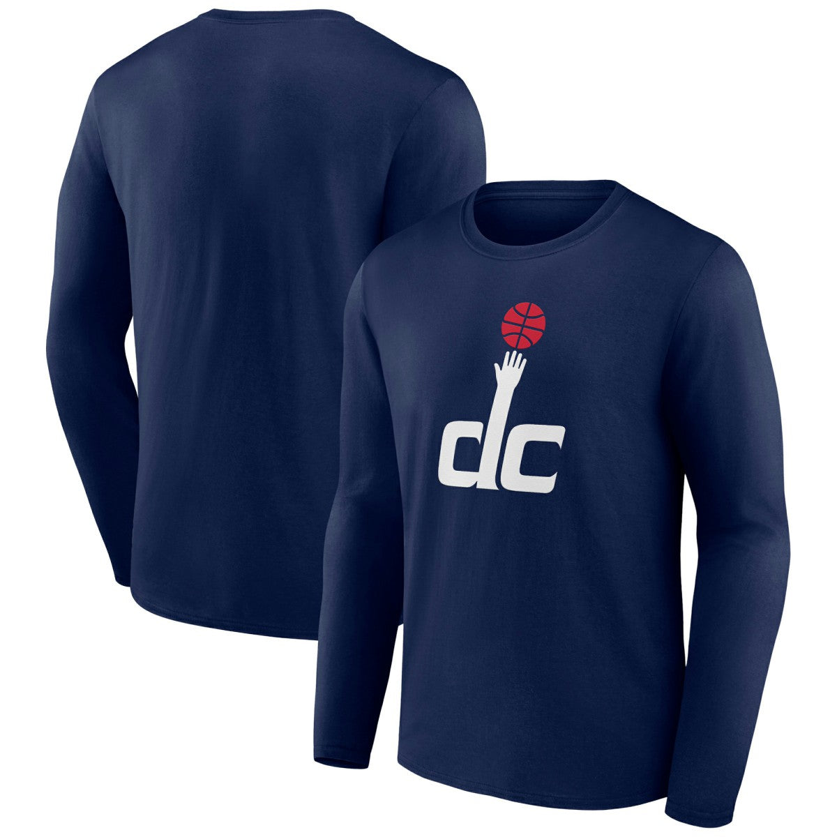 Washington Wizards Alternate Logo Long Sleeve T-Shirt Navy
