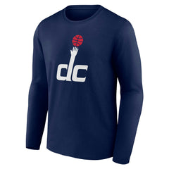 Washington Wizards Alternate Logo Long Sleeve T-Shirt Navy