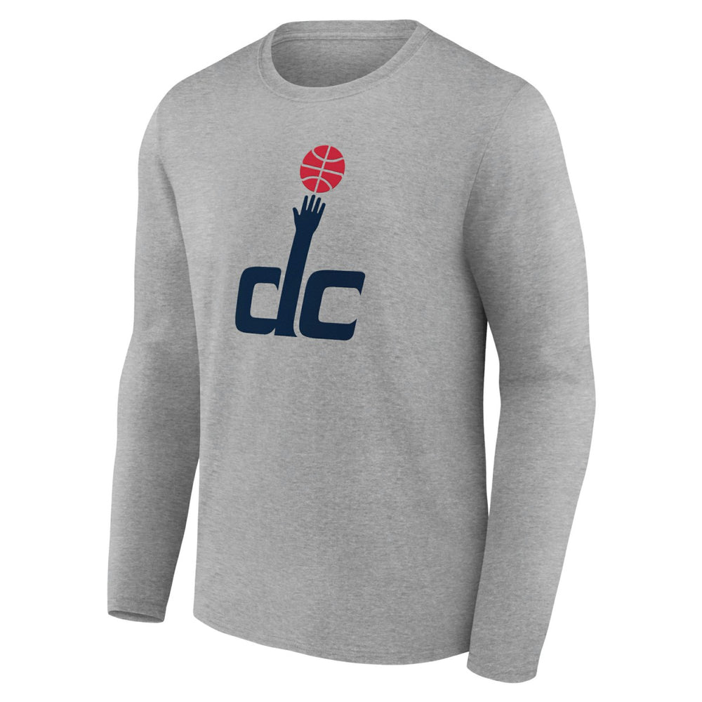 Washington Wizards Alternate Logo Long Sleeve T-Shirt Gray