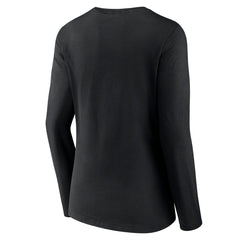 Miami Heat Women's Alternate Logo V-Neck Long Sleeve T-Shirt Black