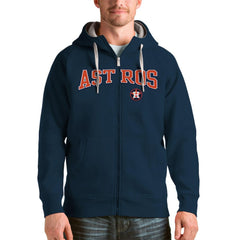 Houston Astros Antigua Team Logo Victory Full-Zip Hoodie Near Me