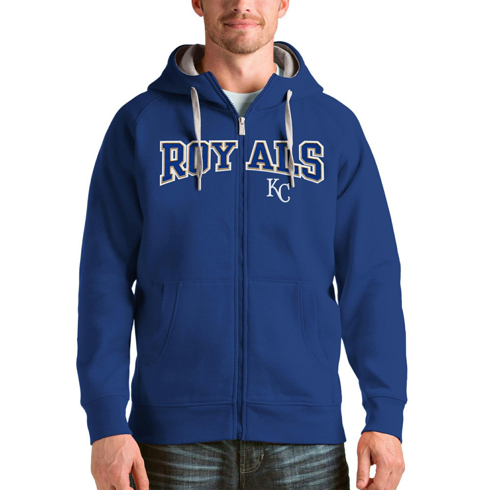 Kansas City Royals Antigua Team Logo Victory Full-Zip Hoodie Near Me