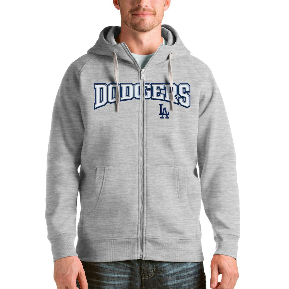 Los Angeles Dodgers Antigua Team Logo Victory Full-Zip Hoodie for sale