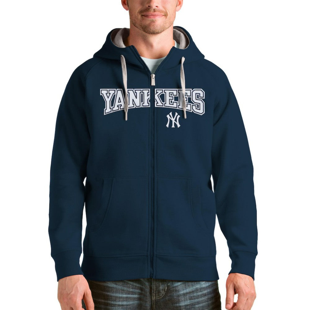 New York Yankees Antigua Team Logo Victory Full-Zip Hoodie Online