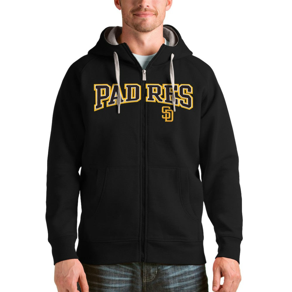 San Diego Padres Antigua Team Logo Victory Full-Zip Hoodie Near Me