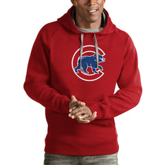 Chicago Cubs Antigua Victory Pullover Team Logo Hoodie for sale