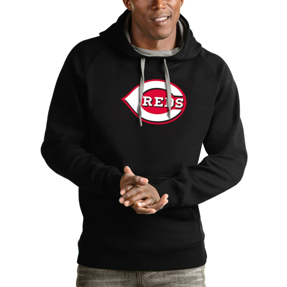 Cincinnati Reds Antigua Victory Pullover Team Logo Hoodie Discount